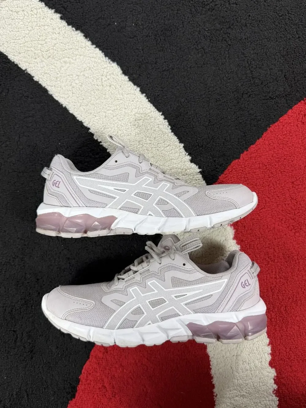 ASICS GEL Quantum 90 IV Womens Size 8 Lavender White Athletic Running Shoes